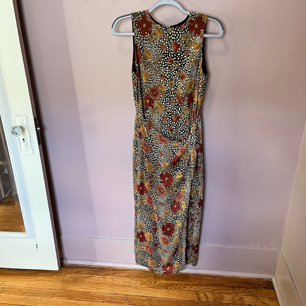 Jones New York Multicolor Floral Midi Dress